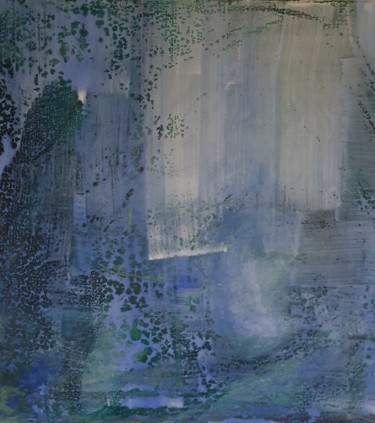 Pintura titulada "Pluie" por Michele Quence, Obra de arte original, Oleo