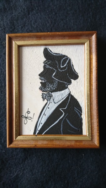 Painting titled "Silhouette d'un toc…" by Commandant Roswell, Original Artwork, Acrylic