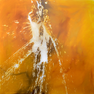 Peinture intitulée "A l'aube d'une mous…" par Quentin Deforges, Œuvre d'art originale, Acrylique