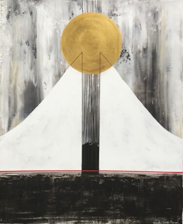Pittura intitolato "Fuji 2" da Quentin Saint Roman, Opera d'arte originale, Acrilico