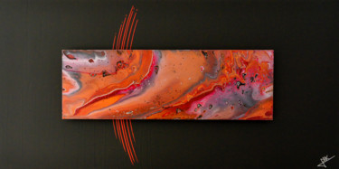 Painting titled "Iunov" by Quentin Dbk, Original Artwork, Acrylic Mounted on Wood Stretcher frame
