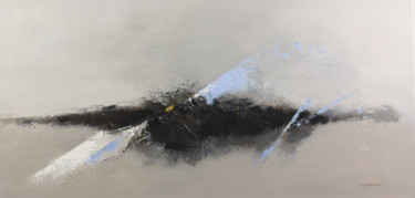 Peinture intitulée "Horizon 4" par Daniel Quievreux, Œuvre d'art originale, Huile