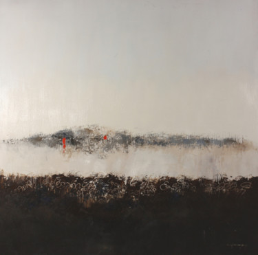 Malerei mit dem Titel "Horizon 6" von Daniel Quievreux, Original-Kunstwerk, Öl