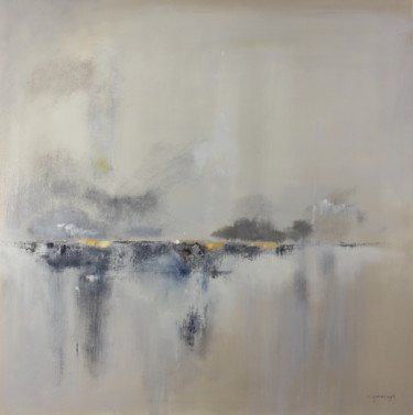 Peinture intitulée "Horizon 13" par Daniel Quievreux, Œuvre d'art originale, Huile