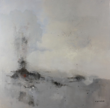 Peinture intitulée "Horizon 21" par Daniel Quievreux, Œuvre d'art originale, Huile