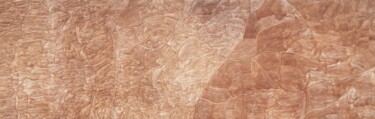 Картина под названием "Texture of Time Lim…" - Quin De La Mer, Подлинное произведение искусства, Масло