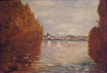 Painting titled "MONET (copia)" by Quin, Original Artwork