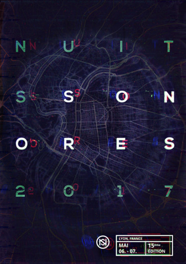 Arte digitale intitolato "Nuits sonores.jpg" da Quoc-Tu Nguyen, Opera d'arte originale