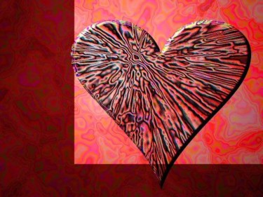 Digital Arts titled "Heart 2" by Bill Hunt, Original Artwork