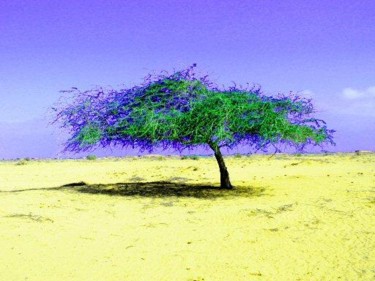 Digitale Kunst getiteld "Tree 2" door Bill Hunt, Origineel Kunstwerk