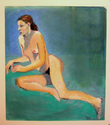 Dessin intitulée "N°442  Ida" par R. Cavalié, Œuvre d'art originale, Pastel