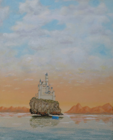 Pittura intitolato "solitude.jpg" da Roger Foucher-Lottin, Opera d'arte originale, Acrilico