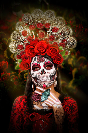 Photography titled "Queen Catrina and b…" by R&N Photography, Original Artwork, Digital Photography