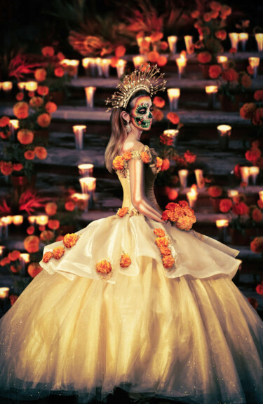 Photography titled "Young Catrina at th…" by R&N Photography, Original Artwork, Digital Photography