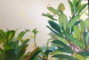 Artisanat intitulée "Vegetation luxurian…" par Richard Nichanian, Œuvre d'art originale