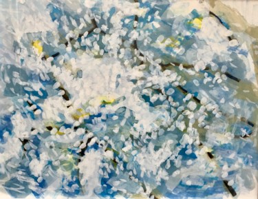 Dessin intitulée "Etude arbre en fleu…" par Richard Nichanian, Œuvre d'art originale, Marqueur