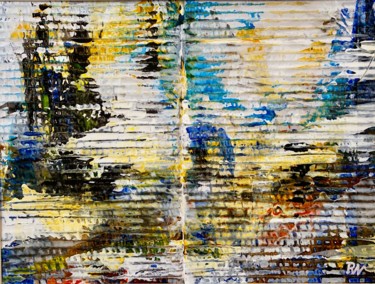 Peinture intitulée "Étude acrylique -4-" par Richard Nichanian, Œuvre d'art originale, Acrylique