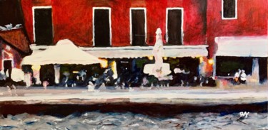 Peinture intitulée "Un matin à Venise" par Richard Nichanian, Œuvre d'art originale, Acrylique