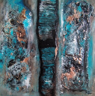 Картина под названием "" AU FOND DU PUITS…" - R.P. De Laroque, Подлинное произведение искусства, Акрил Установлен на Деревян…