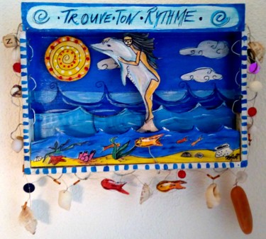 Sculpture titled "Trouve ton rythme" by Ra-Art, Original Artwork