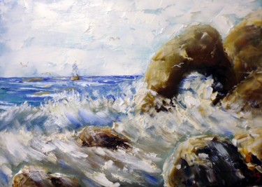 Картина под названием "Море" - Ходоренко-Затонский Сергей Николаевич, Подлинное произведение искусства