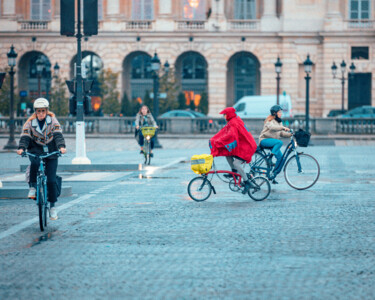 Photographie intitulée "La bicyclette Paris…" par Raafetmus, Œuvre d'art originale, Photographie numérique