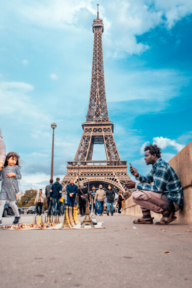 Photography titled "The Vendor - Paris…" by Raafetmus, Original Artwork, Digital Photography