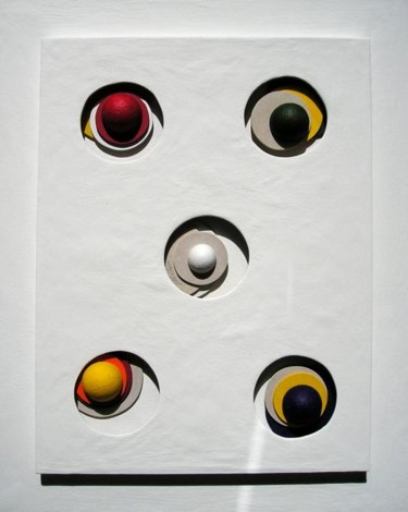 Peinture intitulée "las cinco luces" par Raantich, Œuvre d'art originale