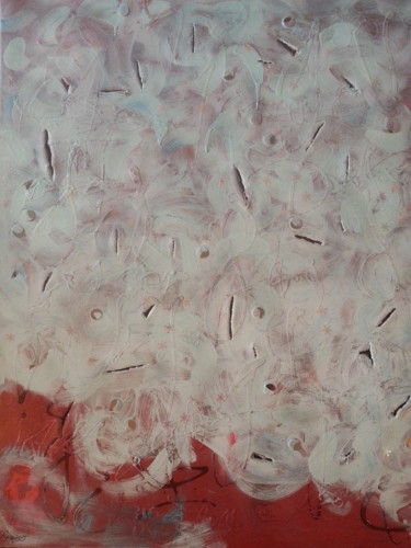 Peinture intitulée "Ô Blanche Neige" par Rbio, Œuvre d'art originale, Acrylique