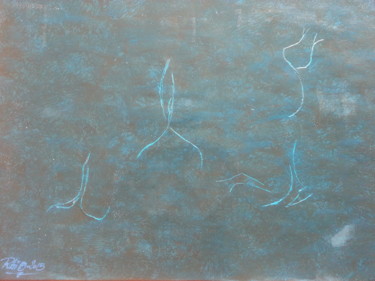 Pittura intitolato "Naissances des sign…" da Rbio, Opera d'arte originale, Acrilico