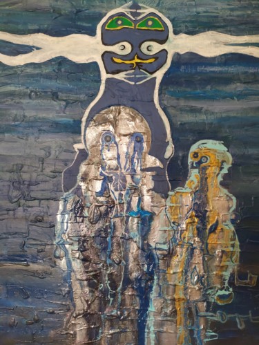 "Neptune et Athena a…" başlıklı Tablo Rbio tarafından, Orijinal sanat, Sprey boya