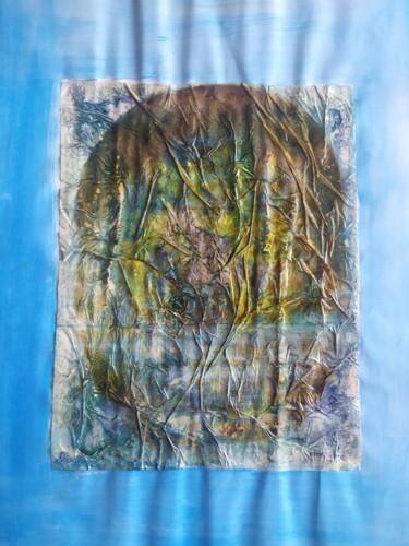 Картина под названием "Portrait de lagune…" - Rbio, Подлинное произведение искусства, Акрил