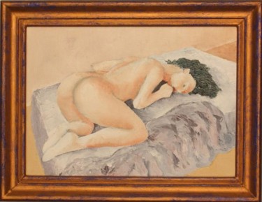 Peinture intitulée "femme" par Xavier Raby, Œuvre d'art originale