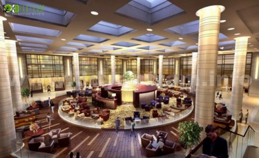 Hotel Interior Design Digitale Künste mit dem Titel "Hotel Interior Desi…" von Rachana Desai, Original-Kunstwerk, Architektur