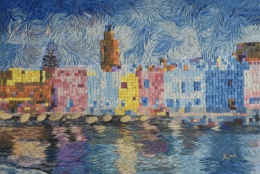 Γλυπτική με τίτλο "Le vieux port de Bi…" από Rached Miladi (Le mutagraphe), Αυθεντικά έργα τέχνης, Πολυμερές πηλό Τοποθετήθη…