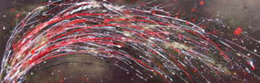 Peinture intitulée "argentum wave 24.jpg" par Rachel Mccullock, Œuvre d'art originale, Autre