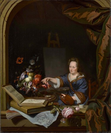 제목이 "Rachel Ruysch dans…"인 미술작품 Rachel Ruysch로, 원작, 기름