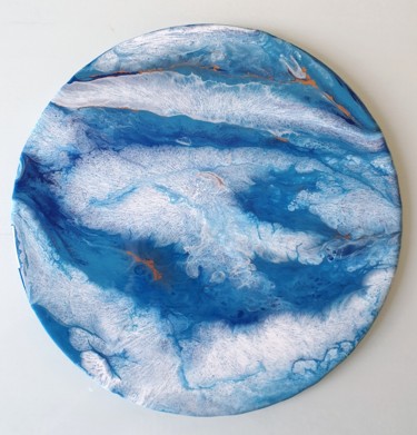 Peinture intitulée "Blue planet" par Rachele Tofanelli, Œuvre d'art originale