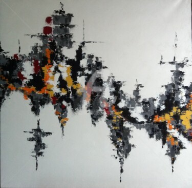 Peinture intitulée "Migration" par Rachel Lamothe, Œuvre d'art originale, Acrylique