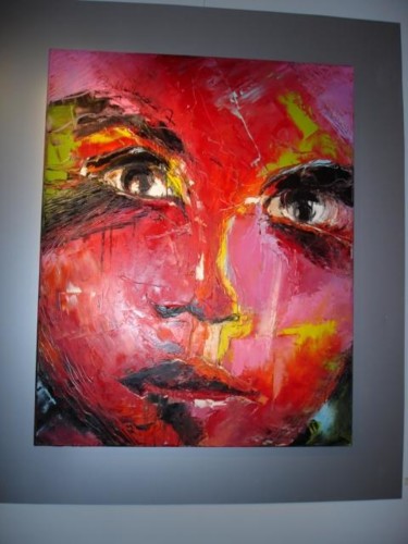 Peinture intitulée "" Avril, j'ai reçu…" par Vuillecard-Arcé, Œuvre d'art originale, Huile