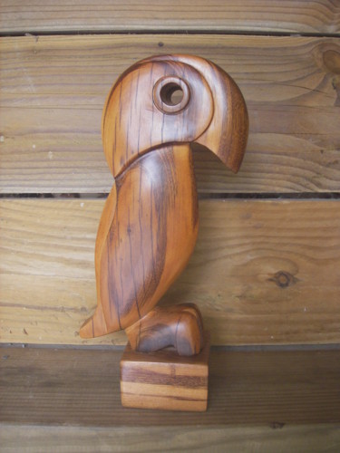 Sculpture intitulée "coco-bird" par Radar, Œuvre d'art originale