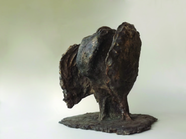 Sculpture titled ",,Pride'' sage-grou…" by Rade Mutapovic, Original Artwork, Metals