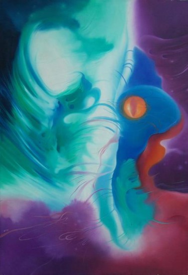 Malarstwo zatytułowany „A VIEW OF A UNIVERSE” autorstwa Radek Inny, Oryginalna praca, Olej