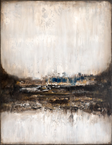 Pittura intitolato "Brown abstract pain…" da Radek Smach, Opera d'arte originale, Acrilico