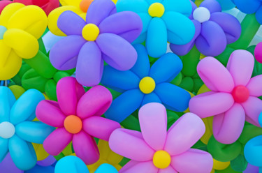 Fotografie mit dem Titel "Colorful inflatable…" von Art$Art, Original-Kunstwerk, Digitale Fotografie