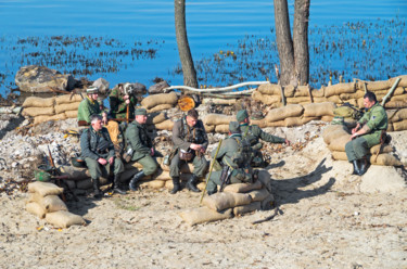 Photographie intitulée "Infantry and paratr…" par Art$Art, Œuvre d'art originale, Photographie numérique