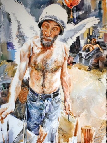 Painting titled "Alas. St. Igor, sej…" by Gregory Radionov, Original Artwork
