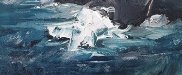 Peinture intitulée "Sea Stacks" par Anna Radis (Anna Radis Art), Œuvre d'art originale, Acrylique