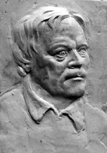 Sculpture intitulée "Portrait" par Radoslaw Keler, Œuvre d'art originale, Coulage