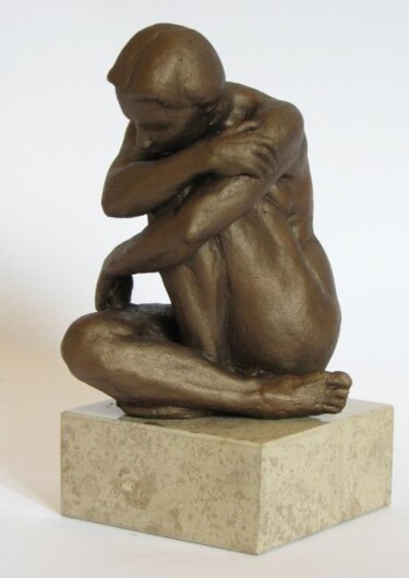 Skulptur mit dem Titel "Melancholy" von Radoslaw Keler, Original-Kunstwerk